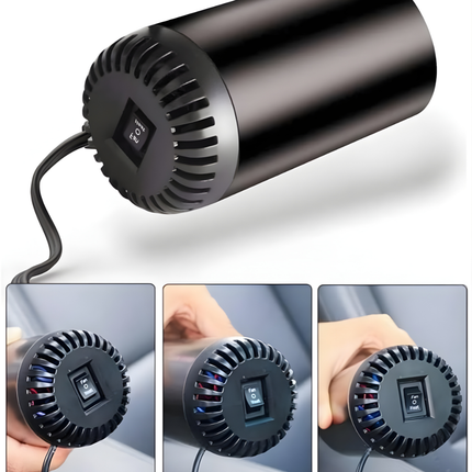 Portable Electric Space Heater | 12V Car Defroster with Dual Functionality | Compact Design for Year-Round Comfort 5