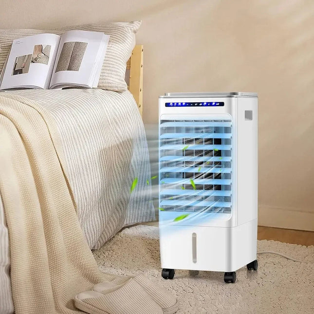 Portable Evaporative Cooler | Air Cooling Fan with Remote Control | Compact Design for Home and Office Comfort 1