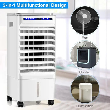 Portable Evaporative Cooler | Air Cooling Fan with Remote Control | Compact Design for Home and Office Comfort 2