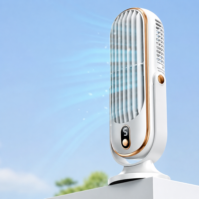 Portable Fan Series | Battery Operated Handheld Fan with USB Rechargeable Feature | Personal Cooling for Home and Travel 1