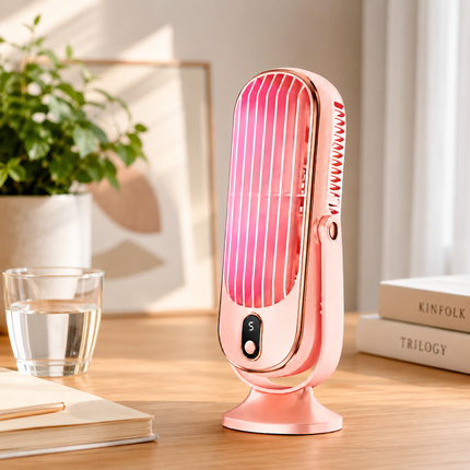 Portable Fan Series | Battery Operated Handheld Fan with USB Rechargeable Feature | Personal Cooling for Home and Travel 2