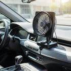 Portable Fan for Car | 12V USB Cooling Fan with 360° Adjustable Direction | Perfect for Comfortable Driving 0