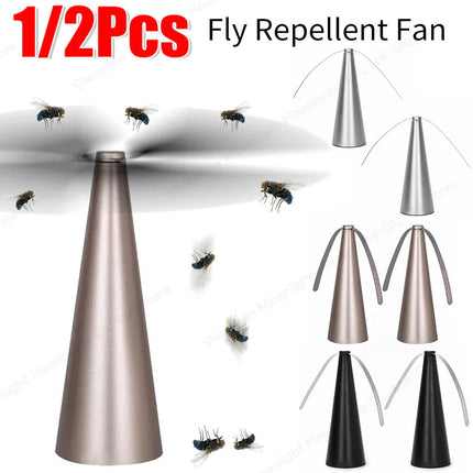 Portable Fly Repellent Fan with USB Power & Battery Operation | Ideal for Outdoor Dining and Insect Control 3