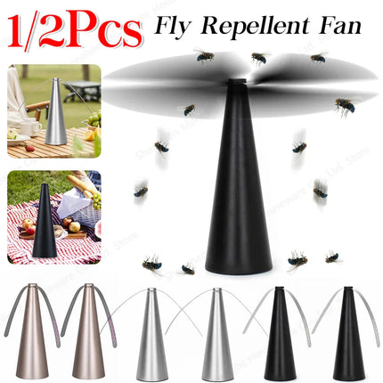 Portable Fly Repellent Fan with USB Power & Battery Operation | Ideal for Outdoor Dining and Insect Control 6