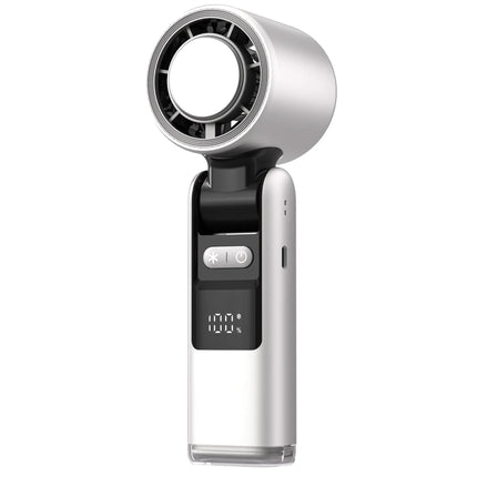 Portable Folding Hand Fan with 100 Speed Settings & Digital Display | Compact Cooling Solution for On-the-Go Comfort 0