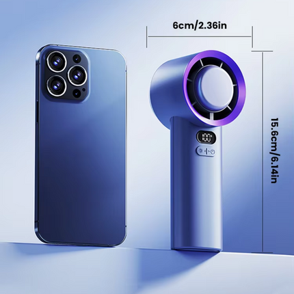 Portable Hand Fan | Mini Handheld Fan with Instant Cooling Technology | Lightweight Design for On-the-Go Relief 3