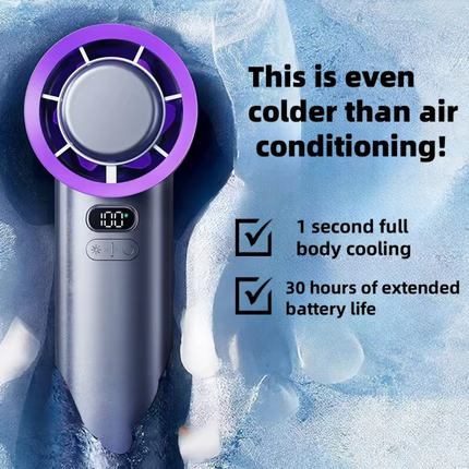 Portable Hand Fan | Mini Handheld Fan with Instant Cooling Technology | Lightweight Design for On-the-Go Relief 4
