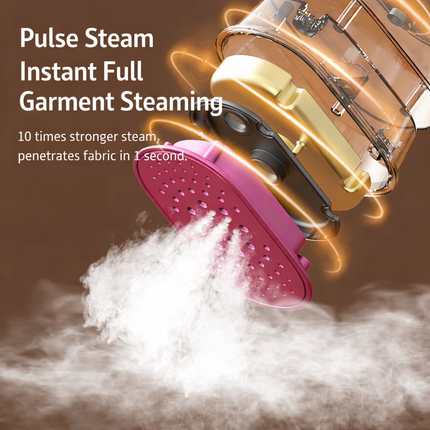Portable Handheld Steamer | Quick Heat Travel Garment Care Tool | Compact Design for Effortless Wrinkle Removal 2