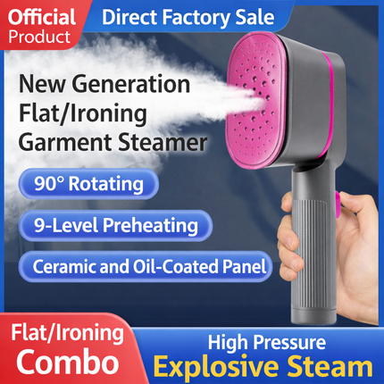 Portable Handheld Steamer | Quick Heat Travel Garment Care Tool | Compact Design for Effortless Wrinkle Removal 3