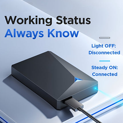 Portable Hard Drive | External USB Storage with Fast Data Transfer | Compact Design for Easy File Management 5