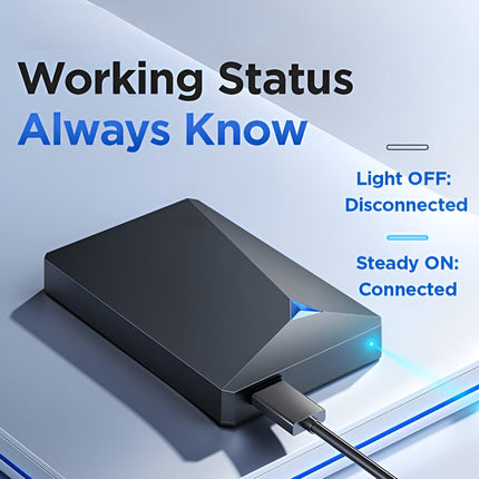 Portable Hard Drive | External USB Storage with Fast Data Transfer | Compact Design for Easy File Management 6