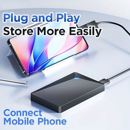 Portable Hard Drive | External USB Storage with Fast Data Transfer | Compact Design for Easy File Management 7
