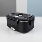 Portable Heated Food Container | Electric Lunch Box with Removable Steel Tray for Hot Meals Anywhere 0