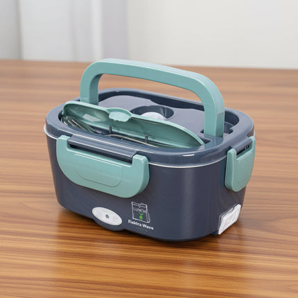 Portable Heated Food Container | Electric Lunch Box with Removable Steel Tray for Hot Meals Anywhere 3
