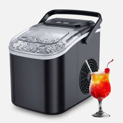 Portable Ice Maker | Countertop Bullet Ice Machine with Fast Production | Compact Design for Home and Outdoor Use 0