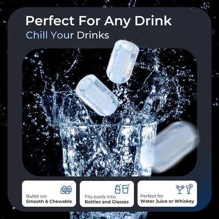 Portable Ice Maker | Countertop Bullet Ice Machine with Fast Production | Compact Design for Home and Outdoor Use 3