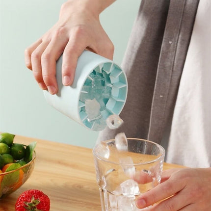 Portable Ice Maker | Silicone Ice Cube Tray with Easy Fill Design | Compact Solution for Refreshing Drinks 2
