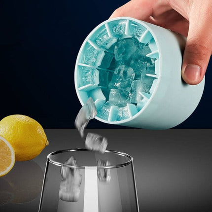 Portable Ice Maker | Silicone Ice Cube Tray with Easy Fill Design | Compact Solution for Refreshing Drinks 3