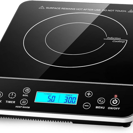 Portable Induction Cooktop | 1800W with Precise Temperature Control | Compact Design for Efficient Cooking 0