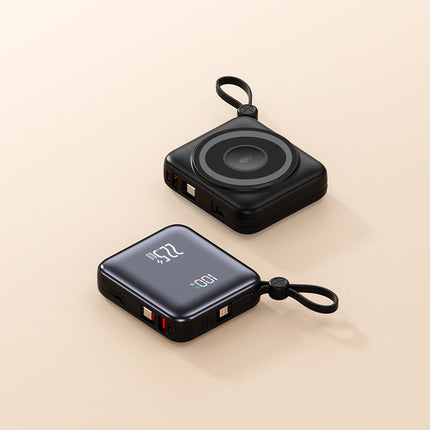 Portable Induction Power Bank | Wireless Charger with LED Display | Fast Charging for On-the-Go Use 2