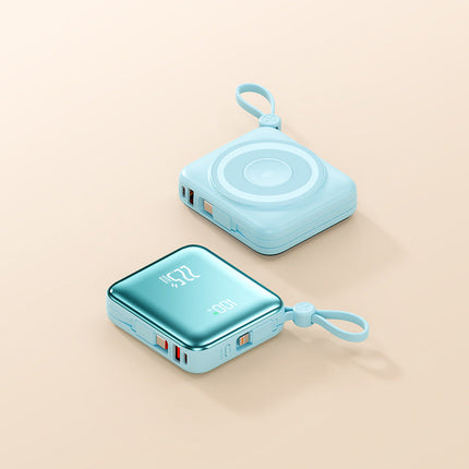 Portable Induction Power Bank | Wireless Charger with LED Display | Fast Charging for On-the-Go Use 4