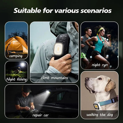 Portable LED Camping Lamp with Clip-on Design & Waterproof Feature for Outdoor Adventures 2