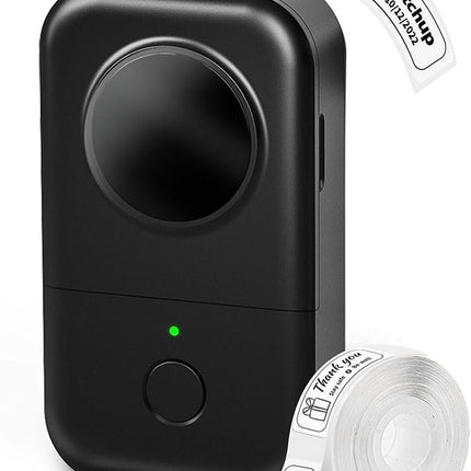 Portable Label Maker | Bluetooth Thermal Label Printer with Inkless Technology | Compact Design for Effortless Organization 0