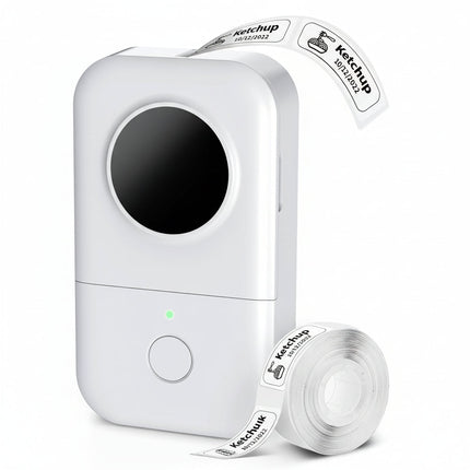 Portable Label Maker | Bluetooth Thermal Label Printer with Inkless Technology | Compact Design for Effortless Organization 1