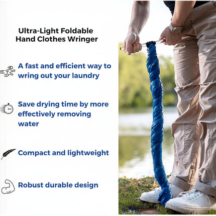 Portable Manual Laundry Wringer with Hand Crank for Fast Water Removal | Lightweight and Compact for Travel 5