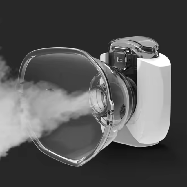 Portable Mesh Nebulizer | USB-Powered Device with Dual Masks | Compact & Quiet for Effective Respiratory Treatment 1