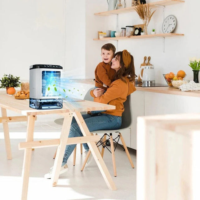 Portable Mini Air Conditioner with Adjustable Fan Speed | Compact Cooling Solution for Personal Spaces 1