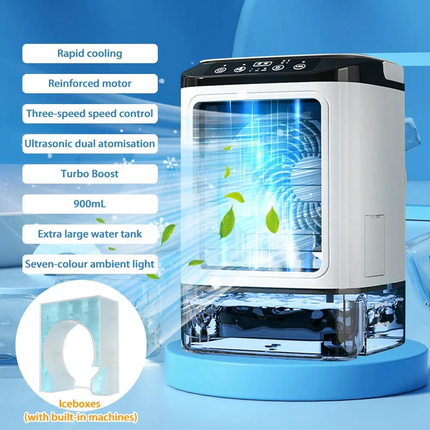 Portable Mini Air Conditioner with Adjustable Fan Speed | Compact Cooling Solution for Personal Spaces 4