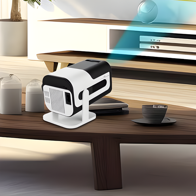 Portable Mini Projector | WiFi & Bluetooth Connectivity for HD Viewing | Compact Home Theater Experience 1