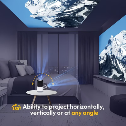 Portable Mini Projector | WiFi & Bluetooth Connectivity for HD Viewing | Compact Home Theater Experience 3