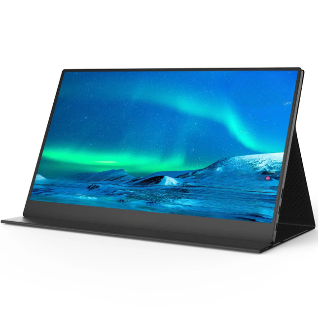 Portable Monitor | 14 Slim Travel Display with 1080P Resolution | Lightweight Design for On-the-Go Productivity 0