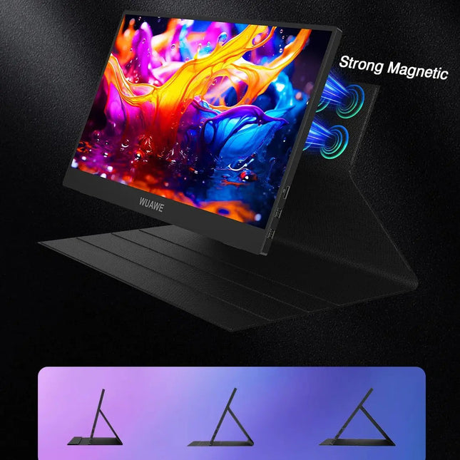 Portable Monitor | 14 Slim Travel Display with 1080P Resolution | Lightweight Design for On-the-Go Productivity 1