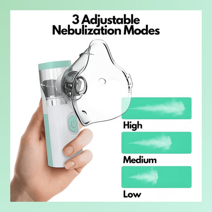 Portable Nebulizer Machine | Adjustable Mist Control for Convenient Treatment 3