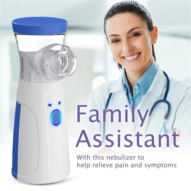 Portable Nebulizer Machine with Quiet Operation | Compact Inhalation Device for On-the-Go Breathing Relief 1