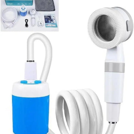 Portable Outdoor Shower | USB Rechargeable with Adjustable Spray Settings | Ideal for Camping and Pet Bathing 0