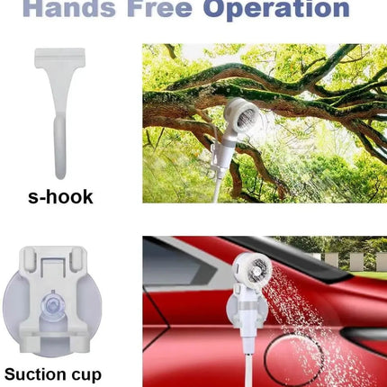 Portable Outdoor Shower | USB Rechargeable with Adjustable Spray Settings | Ideal for Camping and Pet Bathing 4