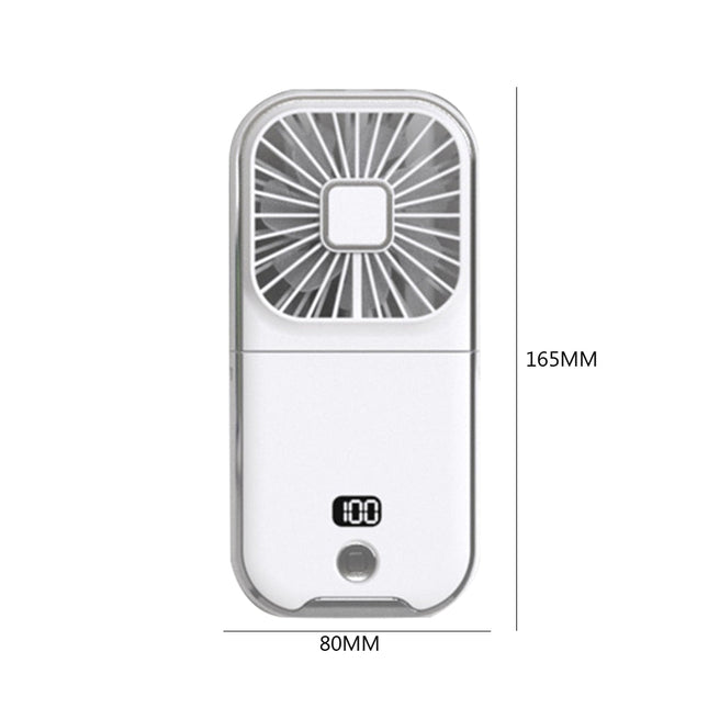 Portable Phone Holder with Cooling Fan & Rechargeable Battery for Summer Comfort 0