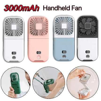 Portable Phone Holder with Cooling Fan & Rechargeable Battery for Summer Comfort 2