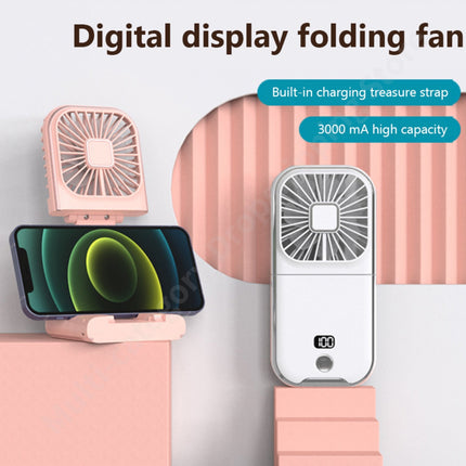 Portable Phone Holder with Cooling Fan & Rechargeable Battery for Summer Comfort 6