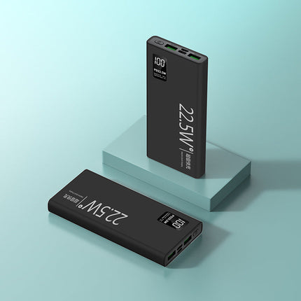 Portable Power Bank | Multi-Slot Charger with Digital Indicator | 50 Ah Capacity for On-the-Go Device Charging 10