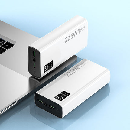 Portable Power Bank | Multi-Slot Charger with Digital Indicator | 50 Ah Capacity for On-the-Go Device Charging 3