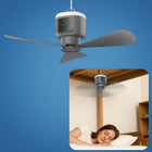 Portable Remote-Control Ceiling Fan with LED Light & 30-Hour Battery Life | Compact Design for Home & Travel 0