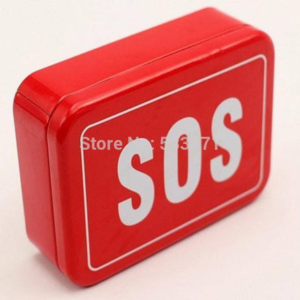 Portable SOS Survival Kit | Emergency Preparedness Tools in Compact Metal Box for Roadside Safety 3