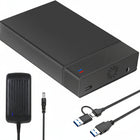 Portable SSD Enclosure | USB 3.0 SATA Hard Drive Case with Fast Transfer Speeds | Compatible with 2.5 & 3.5 Inch Drives for Storage Expansion 0