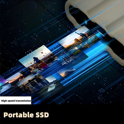 Portable SSD External Drive with Metal Enclosure for Fast Data Transfer 4
