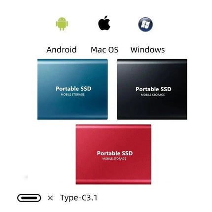 Portable SSD External Hard Drive with High-Speed Performance | Compact Design for Fast Data Transfer 2